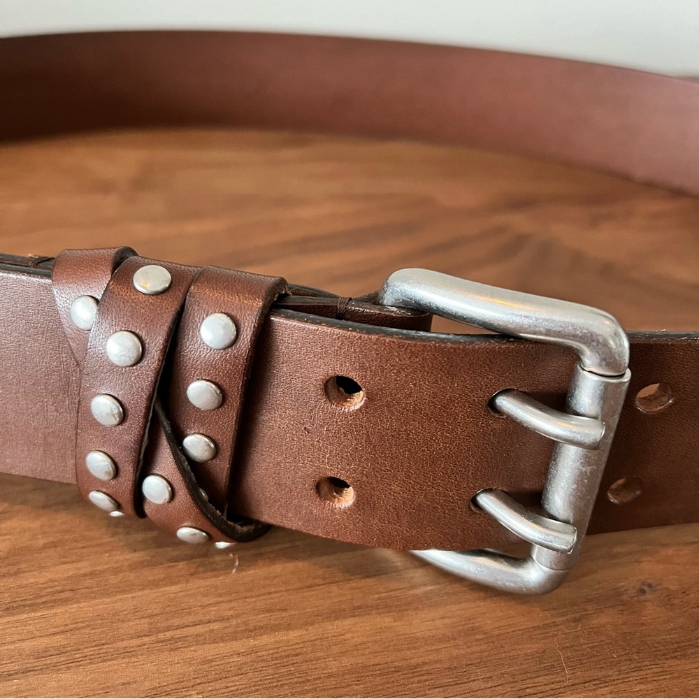 Banana Republic Genuine Brown Leather Belt - Picture 2 of 4